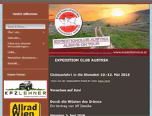 Tablet Screenshot of expeditionclub.at